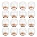GBGS 16Pcs Chair Leg Caps Furniture Table Feet Pads Covers Anti-clip Anti-Scratches Silicone Floor Protector