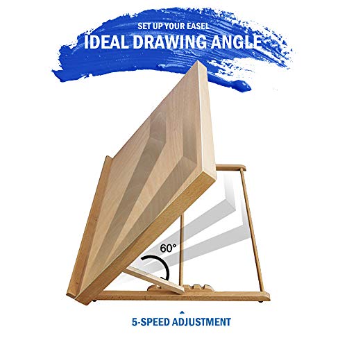 A2 Extra Large Tabletop Drawing & Sketching Board?5Position Adjustable
