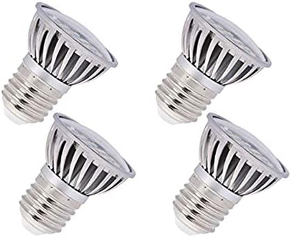 CTKcom 5W MR16 LED Bulb Spotlight Bulbs Dimmable(4 Pack)- Halogen Light 50W Equivalent HR16 LED Flood Lamps 6000K Daylight White 120 Degree Beam Angle E26/E27 Base 120V