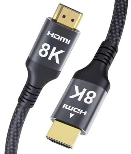 Adauxter 8K 4K HDMI auf HDMI Kabel 20M Lang, HDMI® Kabel mit Ethernet CEC