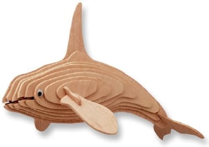 wooden whale puzzle