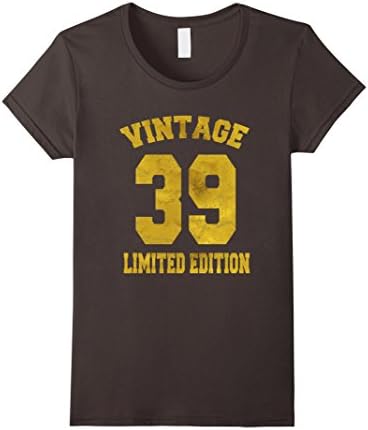 Womens Vintage 1939 Limited Edition T-Shirt 78th Birthday Gift Tee Medium Asphalt