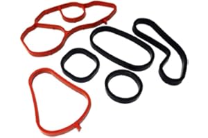 OIKUDA PLF Upgraded Seals 11428643747 1142863758 Oil Filter Housing & Oil Cooler Gasket Seal for Mini Cooper Paceman Countryman