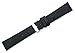 18mm Replacement Watch Band - Nylon Canvas w/ leather lining - Black Watch Strap