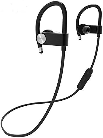 Bluetooth Headphones,GUFEE Best Wireless Sports Earphones w/Mic IPX7 Waterproof HD Stereo Sweatproof Earbuds 8 Hour Playtime for Gym Running Noise Cancelling Headsets (Black)