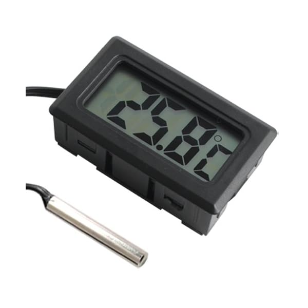 fitTek - LCD TERMOMETRO PROFESSIONALE DIGITALE CON SONDA PER ACQUARIO PESCI