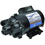 Everflo EF7000-QA-BOX 7.0 GPM 12V Diaphragm Pump, QA Ports, Black