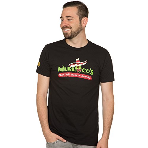 World of Warcraft Men's Murlocos Tacos Premium T-Shirt (Black, 3X-Large)