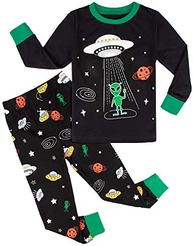 Boys Cotton Pyjamas Set Kids Long Sleeve Pjs Sleepwear 1 to 10 Years