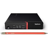 Lenovo ThinkCentre M715q Business Tiny Mini Desktop Computer PC, AMD Ryzen 5 Pro 2400GE 3.8 GHz, 8 GB RAM, 256 GB SSD, WiFi, Bluetooth, DisplayPort, USB 3.1 Gen 1, Windows 11 Pro (Renewed)