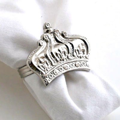 Nickel Crown Napkin Ring Set Of Desertcart Seychelles