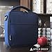 UPPER ORDER Reusable Insulated Lunch Box for Men and Women (Black) Durable Leakproof Cooler Tote Bag Freezable Lunch Bag for Adults. Top Women and Mens Lunch Box for Office Work, Picnic.