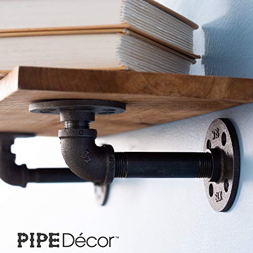 6 Rustic+Decor+Industrial+Shelf+Brackets