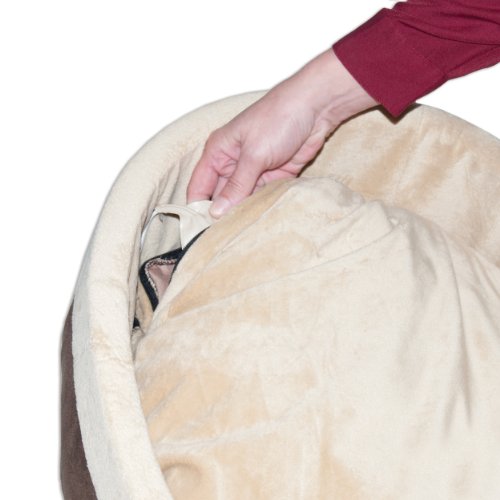 K&H Pet Products Thermo-Kitty Heated Pet Bed Small Mocha 16" 4W