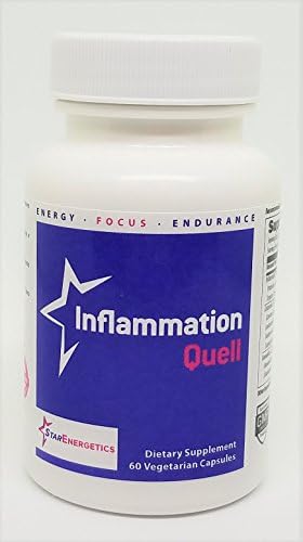 Inflammation Quell - 60 veg caps - 30 servings - Curcumin, Boswellia, Ginger, Quercetin - Gluten Free, Non GMO