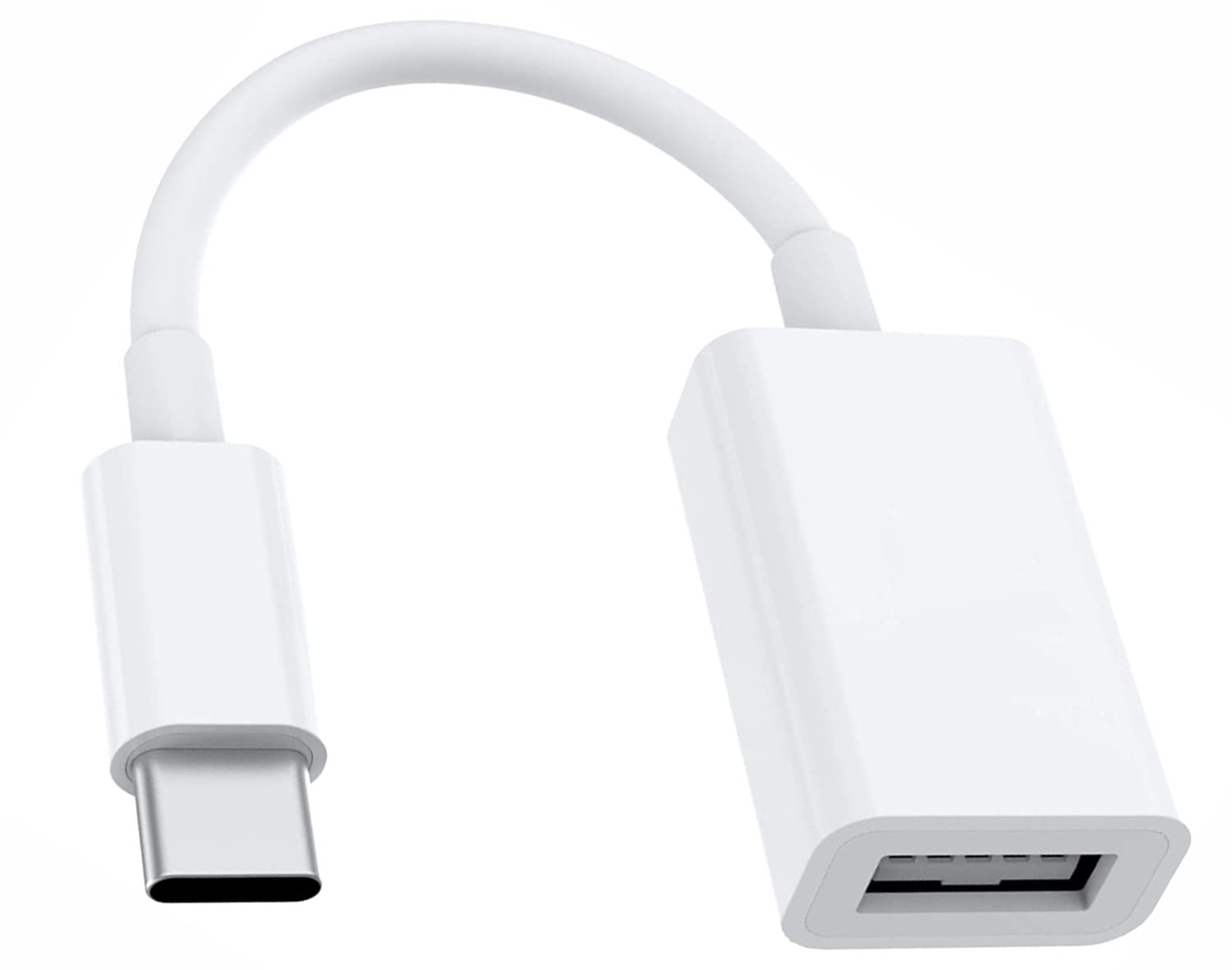 QGSIWEI USB C to USB 3.0 Adapter OTG 5Gbps for MacBook iPad Pro Galaxy Pixel Type C Devices