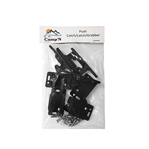 Camp'N - (Pack of 4) Push Catch - Latch - Grabber - Holder for Cabinet Doors WITH Mounting Hardware - 5 lbs Pull Force - Perfect for RV, Trailer, Camper, Motor Home, Cargo Trailer - OEM Replacement - Thumbnail 7