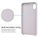 Anuck Case for iPhone XR Case 6.1 inch, Anti-Slip Liquid Silicone Gel Rubber Bumper Case with Soft Microfiber Lining Cushion Slim Hard Shell Shockproof Protective Case Cover - Lavender Gray