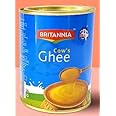 Britannia Pure Cow Ghee 16.90floz (500ml) - Pack of 1 - Rich, Golden & Lactose-Free - Authentic Ghee for Classic Flavor