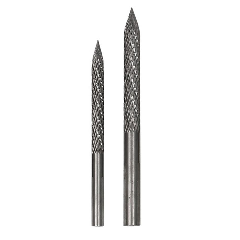 Ginobili 2Pack Tire Bit Multi Sizes Tire Repair Carbide Burr Drill Bit Tire Patches Plug Cutters Wire Cutter Reamer Drill 6mm 8mm Easy Install