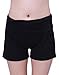 HDE Women's Yoga Workout Shorts Exercise Mini Hot Shorts (Black, X-Large)