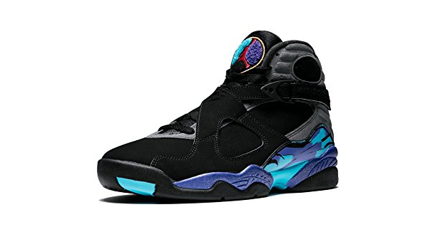 Nike - Air Jordan 8 Retro - 305381025 - Color: Azul-Gris-Negro - Size: 12.5  : Amazon.com.mx: Ropa, Zapatos y Accesorios