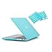 RUBAN Case For MacBook Pro 15 inch (2015-2012) Release A1398, Plastic Hard Case Shell with Keyboard Cover for Old Version MacBook Pro Retina 15 Inch, Turquoise