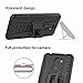 Xiaomi Pocophone F1 Case, Boythink Double-Layer Hybrid Shock Resistant Armor with Kickstand Protective Case for Xiaomi Poco F1 / Pocophone F1 (Black)