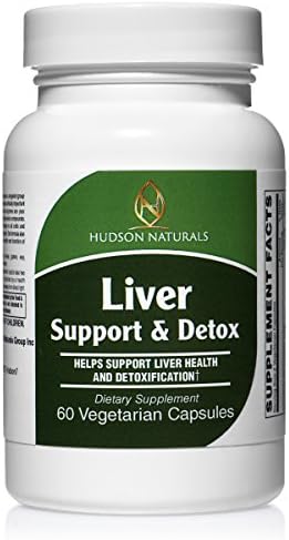 Hudson Naturals Liver Support and Detox with Milk Thisle, Turmeric, Artichoke, Dandelion and SelenoExcell® Selenium
