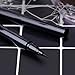 Docolor Liquid Eyeliner Pen Waterproof Smudge-proof Fast Dry Eye Makeup Liner for Wing or Cat Eye Black Color (PACKAGE CHANGING)