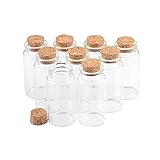 12pcs 25ml Cute Mini Glass Bottle with Corks
