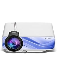NEXGADGET YGLife Mini Video Projector, Multimedia Home Portable Projector Support 1080P HDMI USB SD Card VGA AV for Entertainment Game Party Home Cinema Theater