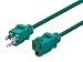 Monoprice 12ft 16AWG Green Outdoor Power Extension Cord, 13A (NEMA 5-15P to NEMA 5-15R) primary