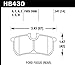 Hawk Performance HB430B.547 Disc Brake Pad HPS 5.0 w/0.547 Thickness Disc Brake Pad
