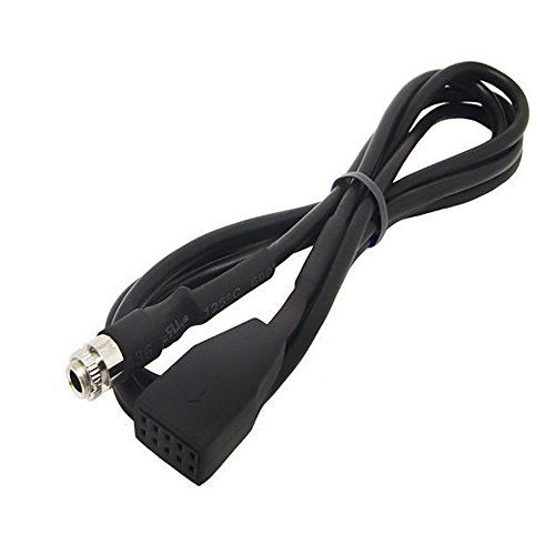 Drimfly BMW 3 E46 AUX Input Adaptor,Female 3.5MM Auxiliary Input Adaptor CD Changer Cable for BMW 325i 325ci 325xi 330i 330ci 330xi M3