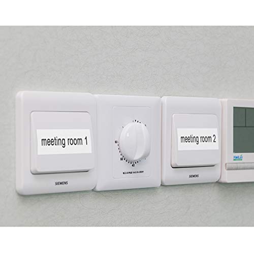 Compatible Brother P-Touch 24mm 1 inch TZe-251 TZ251 tze-251 Label Tape use for Brother Label Maker PTD600, PTE500, PTE550W, PTH500LI, PTP700, PTP750W (Black on White, 1" x 26.2ft, 5 Pack)