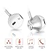 Wired Headphones,in-Ear Earbuds Earphones,Noise Cancelling Waterproof Sports Earphones,Stereo Sound w i t h Built-in Mic f o r Phone 6/6s Plus/5s/SE, Android Smartphones,Galaxy,Tablets and More