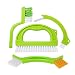 Grout Cleaner Brush - Tile Joint Cleaning Scrubber Brush with Nylon Bristles - Great Use for Deep Cleaning Shower,Floors,Window,Bathroom,Kitchen,Track and Other Household.4 in 1 Value Pack By DoriHom.