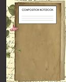 Composition Notebook: Tropical Ephemera Pattern Floral Summer College Ruled Notebook Lined School Journal