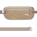 Peak Gear Money Belt for Travel - Large Size with RFID Blocking, Water-Resistant Nylon, and YKK Zippers (BEIGE 2, LARGE)