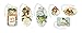 Cavallini Glitter Gift Tags Christmas Birds, 36 Assorted Gift Tags