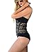 Grapent Women Lace Crochet Halter Strap One-Piece Bathing Suit Swimsuit Swimwear