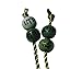 Marble Green Plastic Tasbih with Allah Muhammad Beads - 7mm Muslim Prayer Beads Rosary