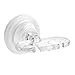 iDesign BPA-Free Plastic Bathroom Suction Toothbrush Holder - 2.75