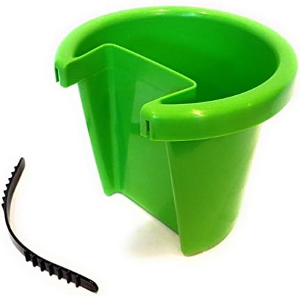 Small Hanging Planter ATTACHES TO DOWNSPOUT! - (Approx 7"w x 6"h x 7"d; Fastening Strap Included!)