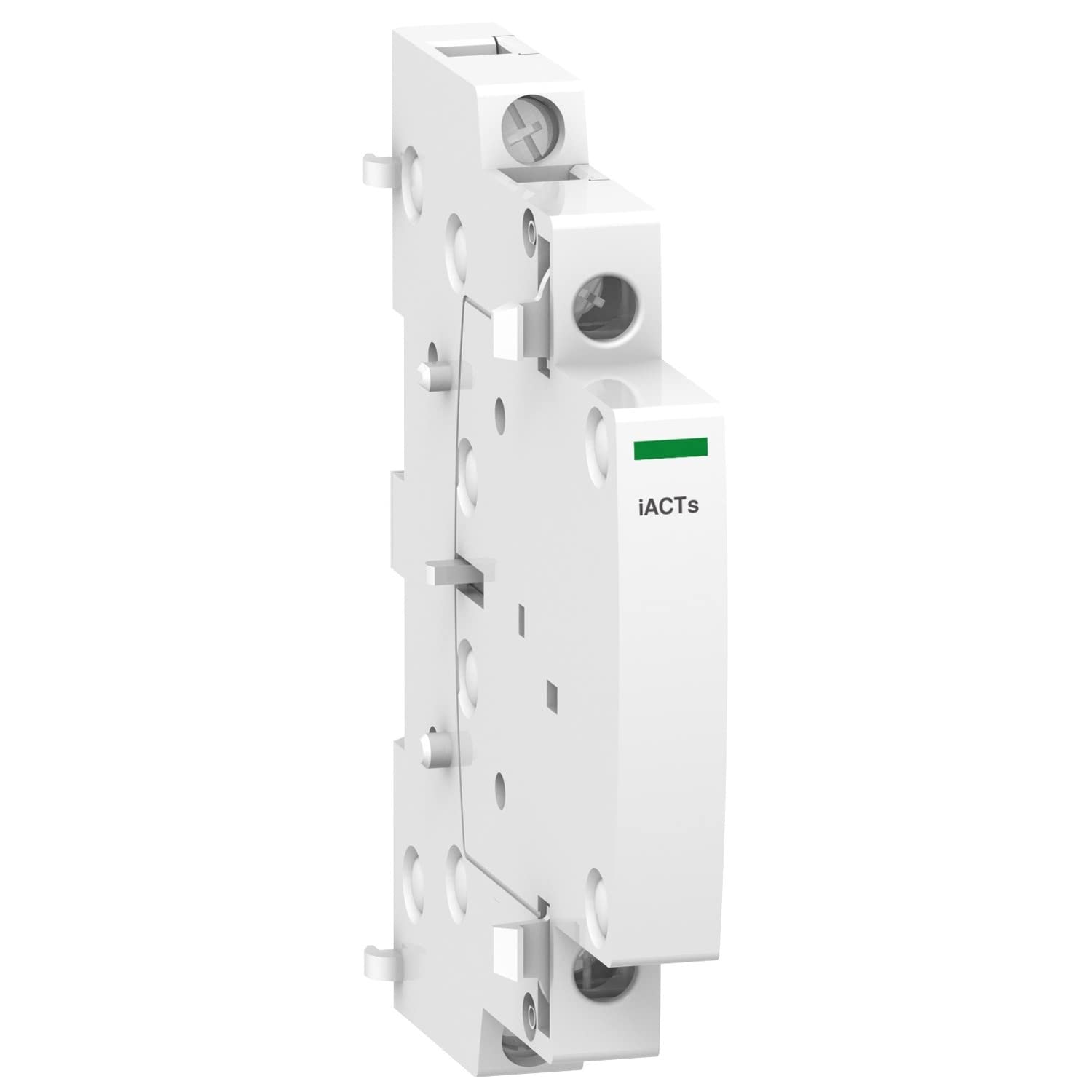 Schneider Electric A9C15914 iACTs Auxiliary Signalling, 1 NO + 1NF, Acti9, for ICT, White