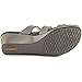 Vionic with Orthaheel Technology Womens Dwyn Slide Wedge Sandal Black Lizard Size 9