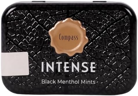 Compass Intense Sugar Free Black Menthol Mouth Refreshner Mints 50 ...