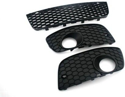 Amoutlet GTI Honeycomb Front Bumper Lower Grille Set For VW Golf MK5