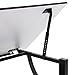 Best Choice Products Drawing Drafting Craft Art Table Folding Adjustable Desk w/Stool - Black/White